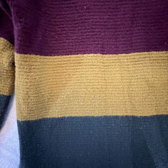 💗👚BEAUTIFUL DESIGNER TOP SHIRT BLOUSE👚💗M FOREVER 21 MAROON YELLOW GREEN 490 - Picture 11 of 11